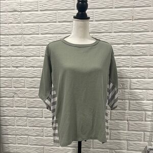 BKE SAGE GREEN TOP